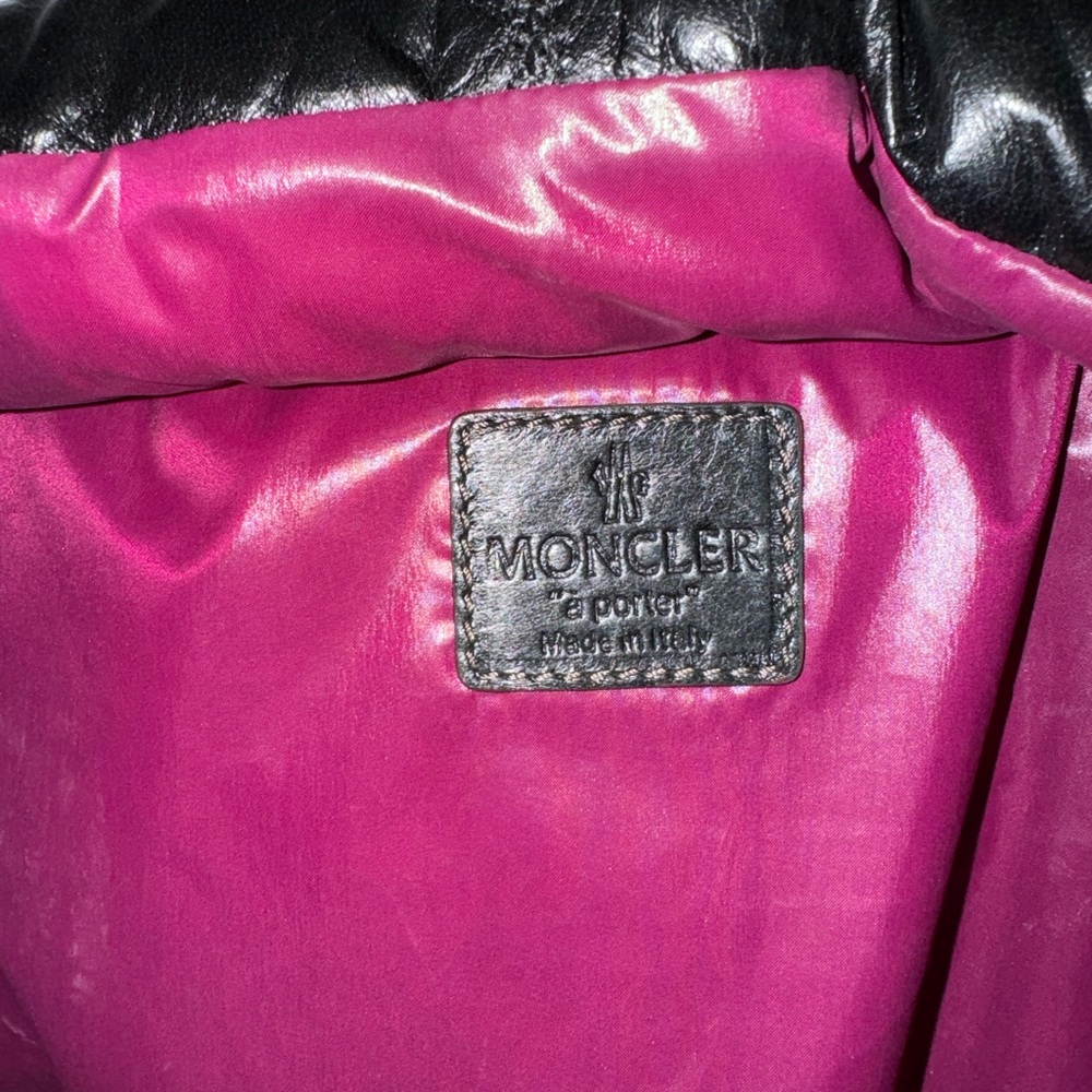 Moncler quilted leather tote bag - Picture 2 of 2